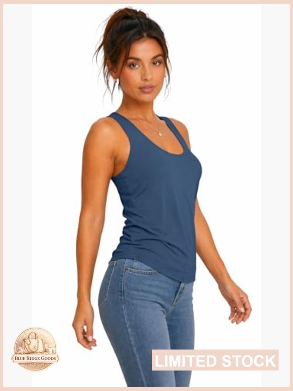 Slim Fit Camisole Top Undershirt Buttery Soft Layering Tank Top Basic Essential - Picture 2 of 6